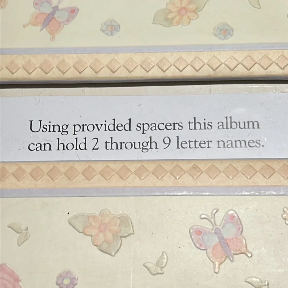 Vintage personalizable floral scrapbook
